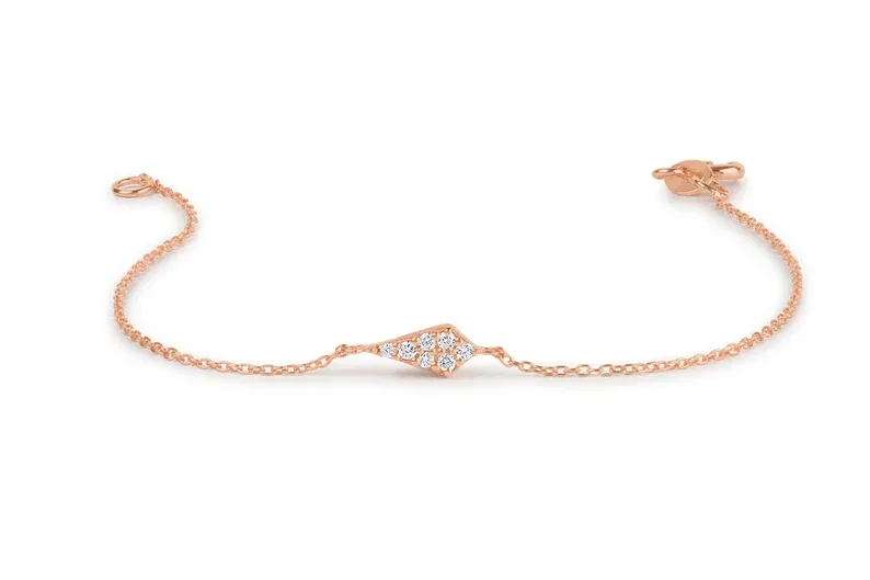 0.10ctw Pave Lab Grown Diamond Bracelet