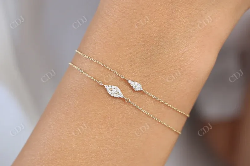0.10ctw Pave Lab Grown Diamond Bracelet