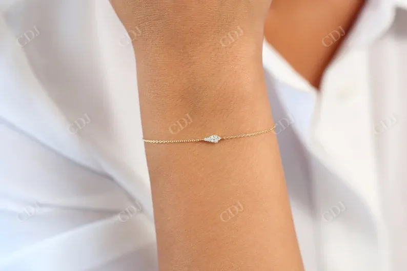 0.10ctw Pave Lab Grown Diamond Bracelet