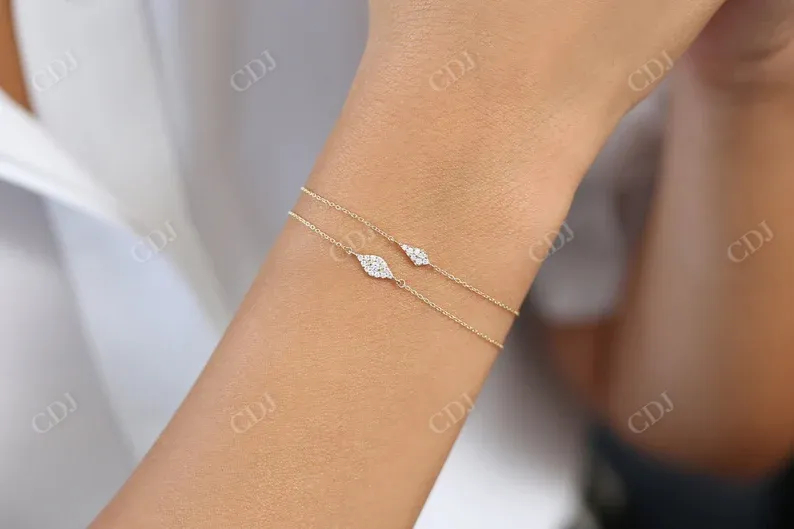 0.10ctw Pave Lab Grown Diamond Bracelet