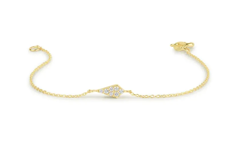 0.10ctw Pave Lab Grown Diamond Bracelet