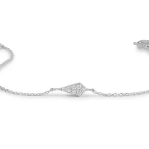 0.10ctw Pave Lab Grown Diamond Bracelet