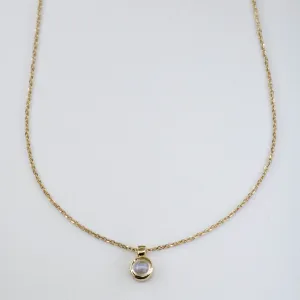 '100 Ways' Moonstone Cabochon Necklace | 0.30ct |