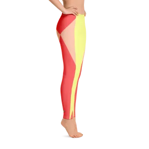 #11d67f90 - Grapefruit Peach Pear - ALTINO Leggings - Summer Never Ends Collection