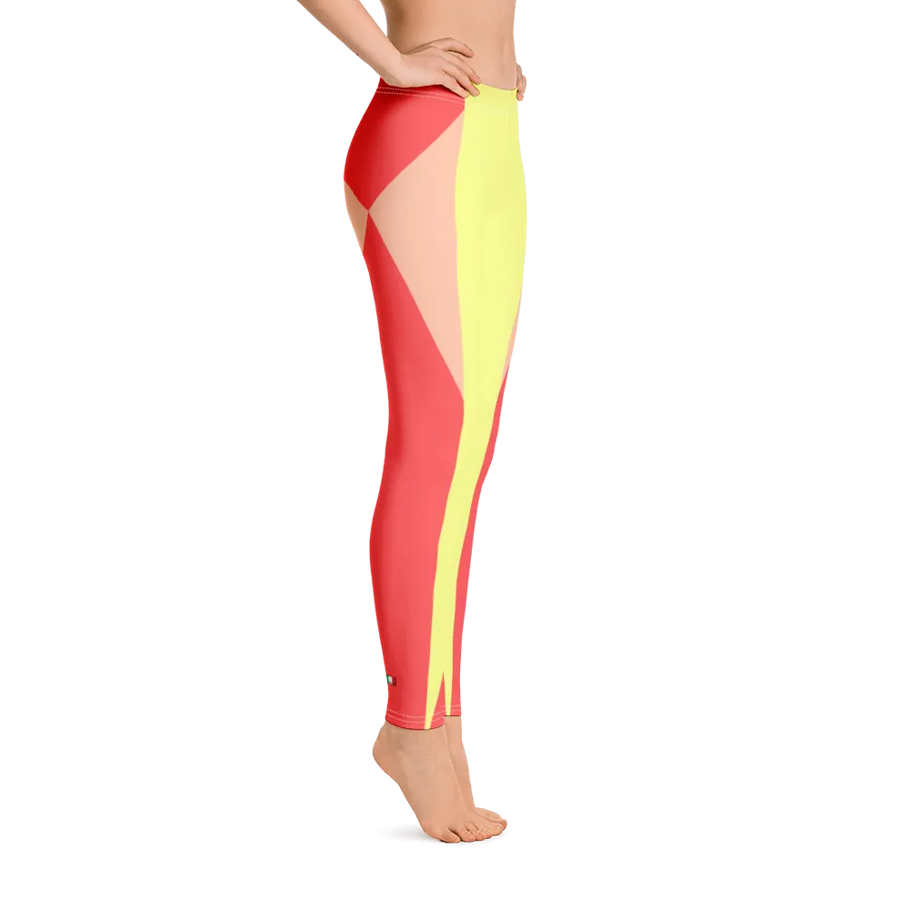 #11d67f90 - Grapefruit Peach Pear - ALTINO Leggings - Summer Never Ends Collection