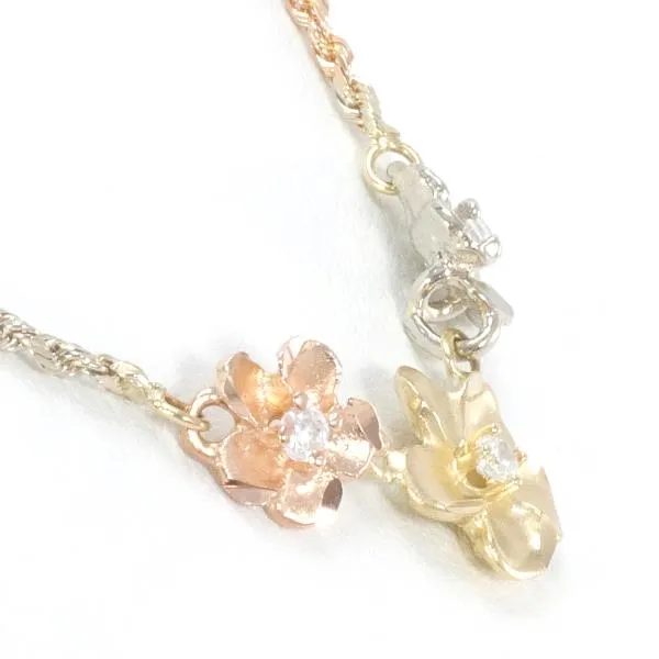 14K Gold Zirconia Necklace