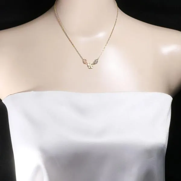 14K Gold Zirconia Necklace