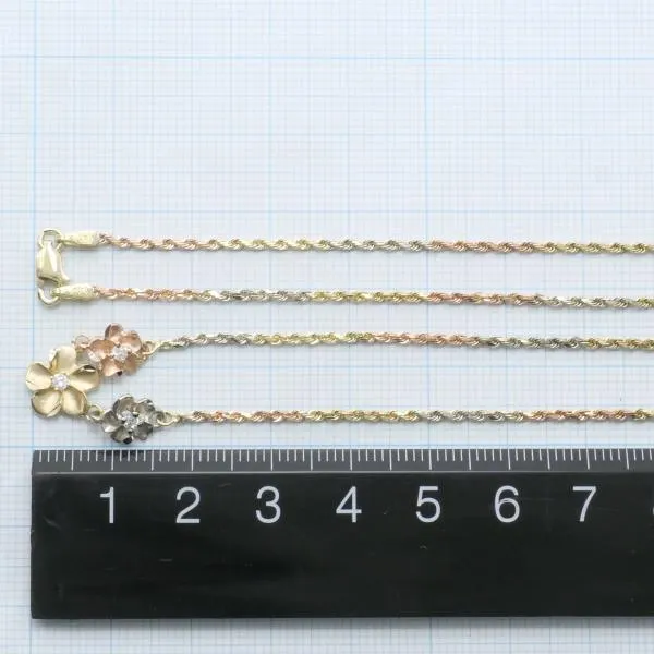 14K Gold Zirconia Necklace
