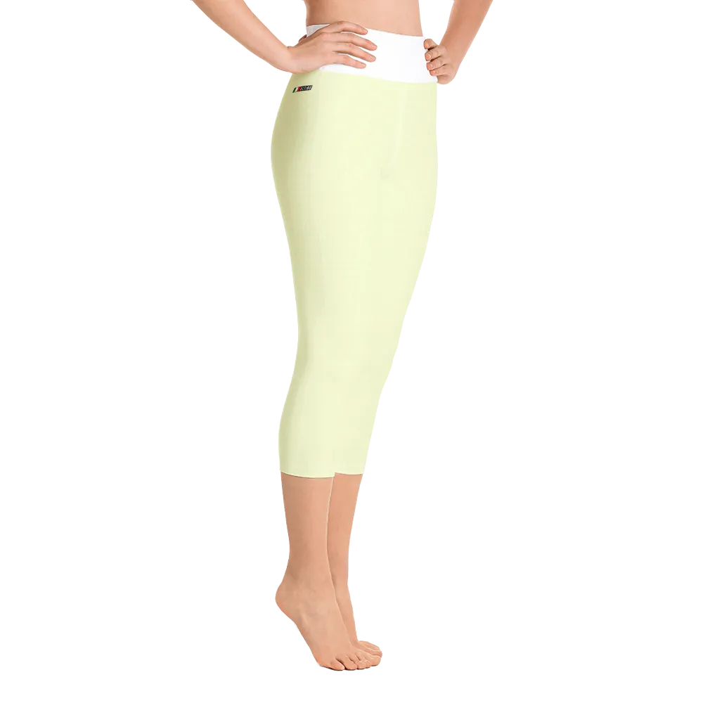 #3f0d2a90 - Pistachio Maple Swirl - ALTINO Yummy Yoga Capri - Gelato Collection