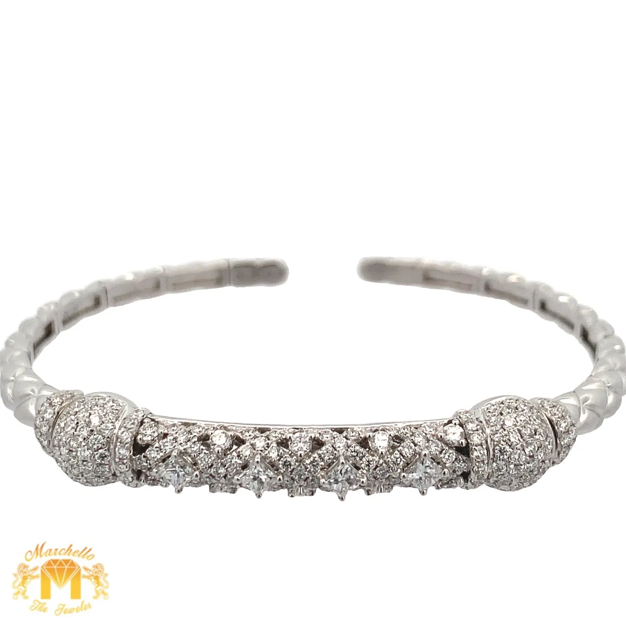 4 piece deal: Ladies`26mm Rolex Diamond Watch with Stainless Steel Oyster Band   LIMITED EDITION 18k White Gold and Diamond Bangle   Gift Diamond Earrings   Gift