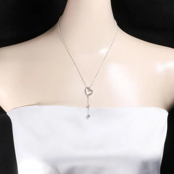 4℃ Silver Zirconia Necklace