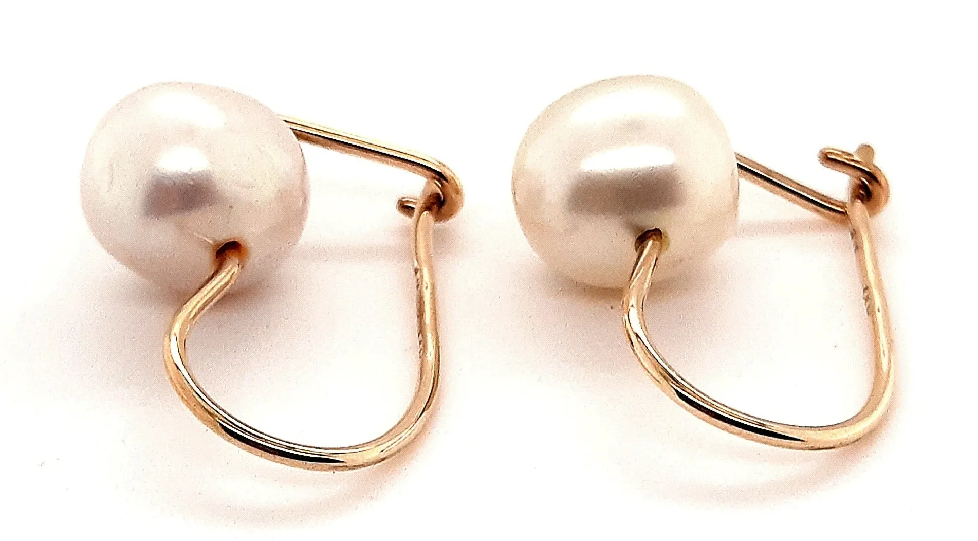 9ct Yellow Gold Freshwater Pearl Drop/Dangle Earrings