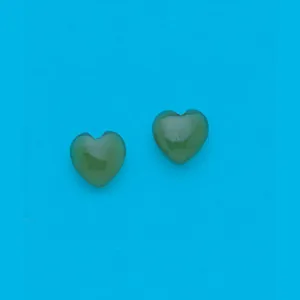 9x8 Genuine Jade Heart
