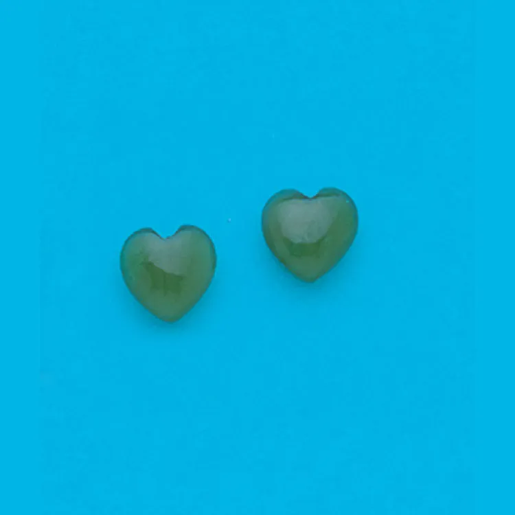 9x8 Genuine Jade Heart