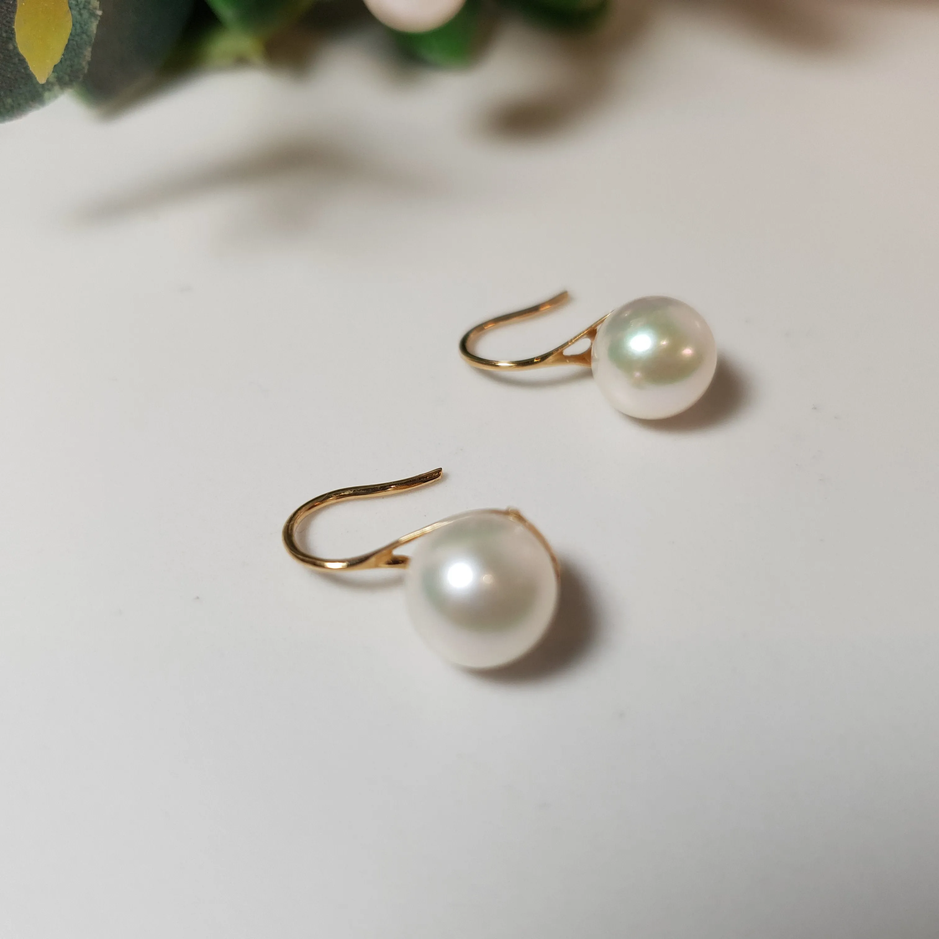 Akoya Pearl Classic Jewellery Set,18K Yellow Gold