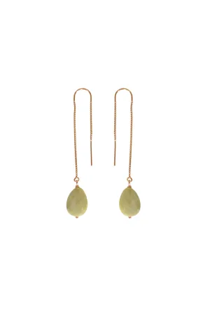 Alouette Design
 Thread Earring - Moss