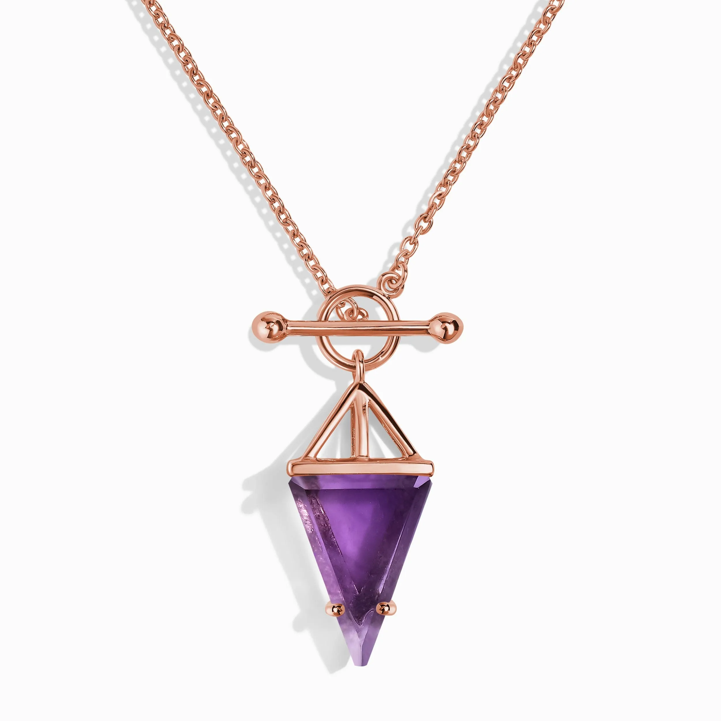 Amethyst Necklace - Heroine T Lock