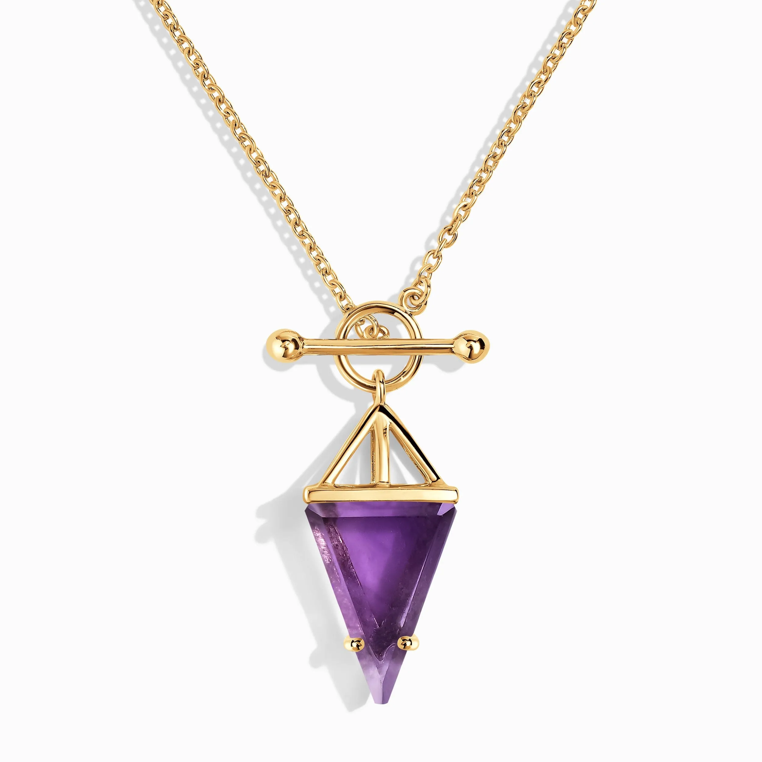 Amethyst Necklace - Heroine T Lock