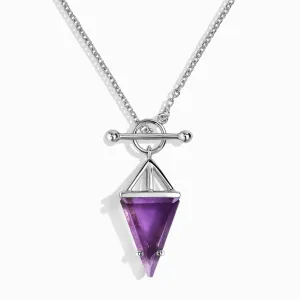 Amethyst Necklace - Heroine T Lock