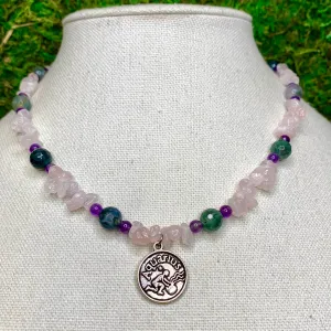 Aquarius Zodiac Necklace