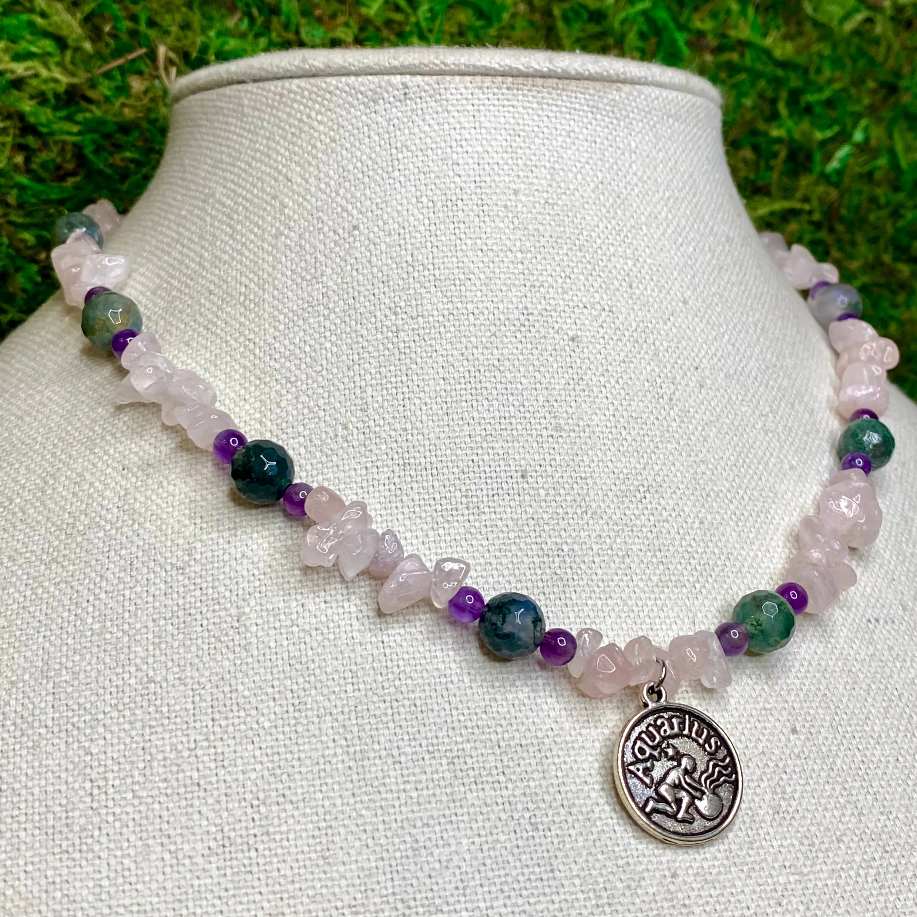 Aquarius Zodiac Necklace