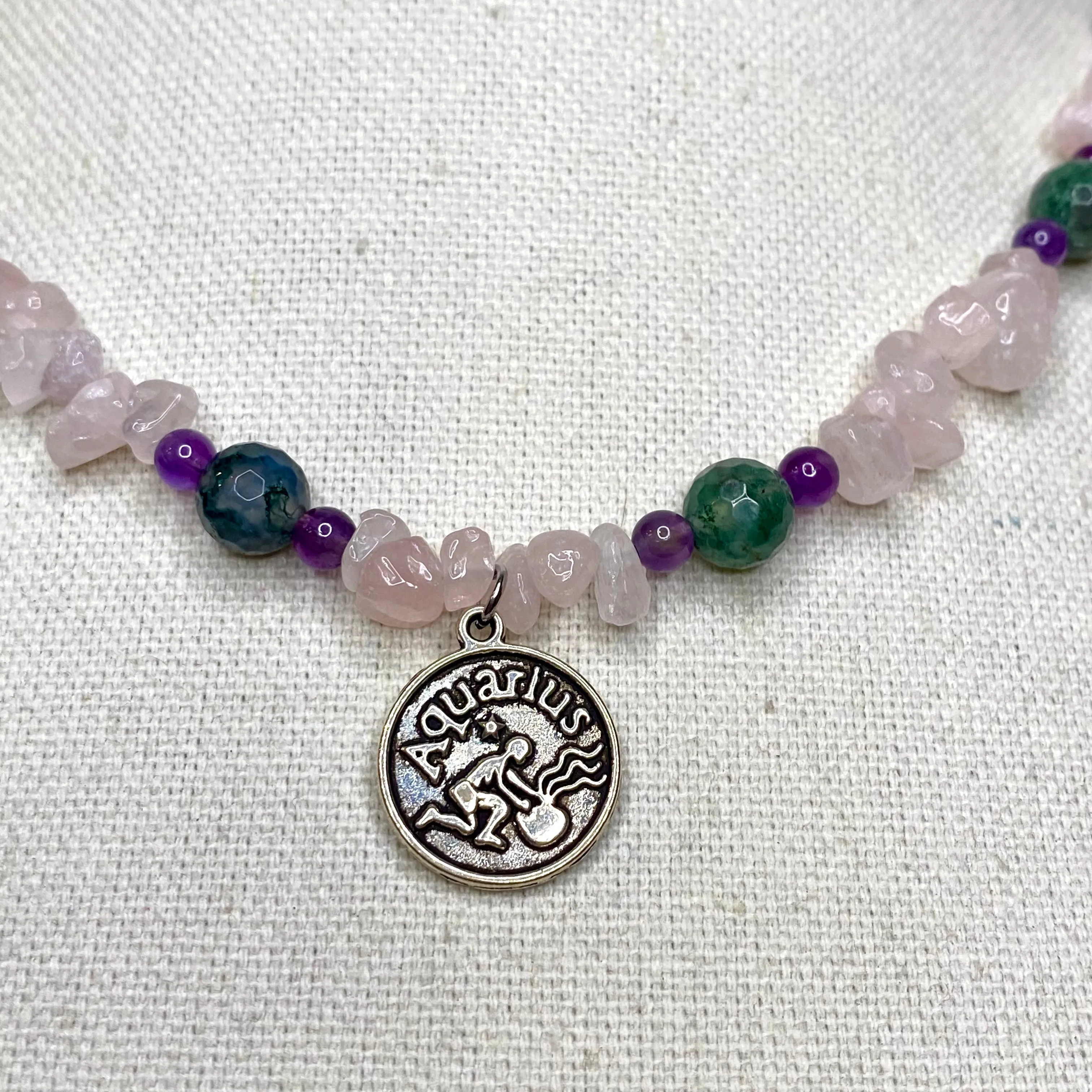 Aquarius Zodiac Necklace
