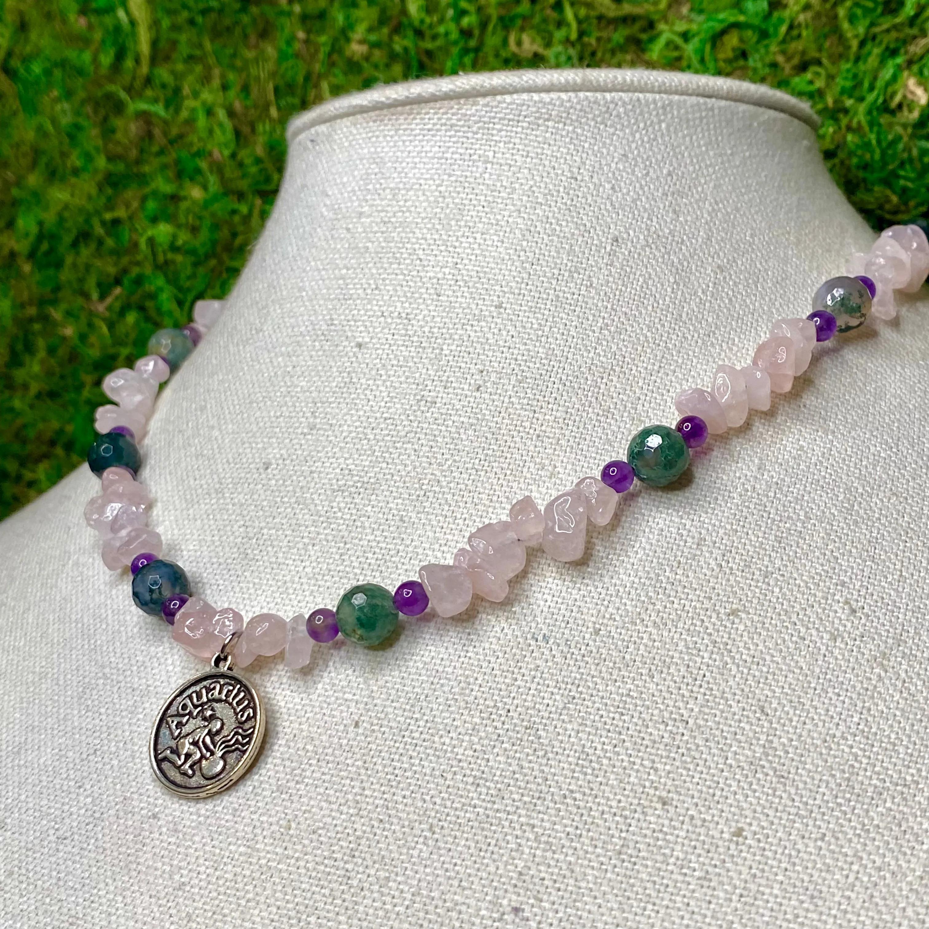 Aquarius Zodiac Necklace