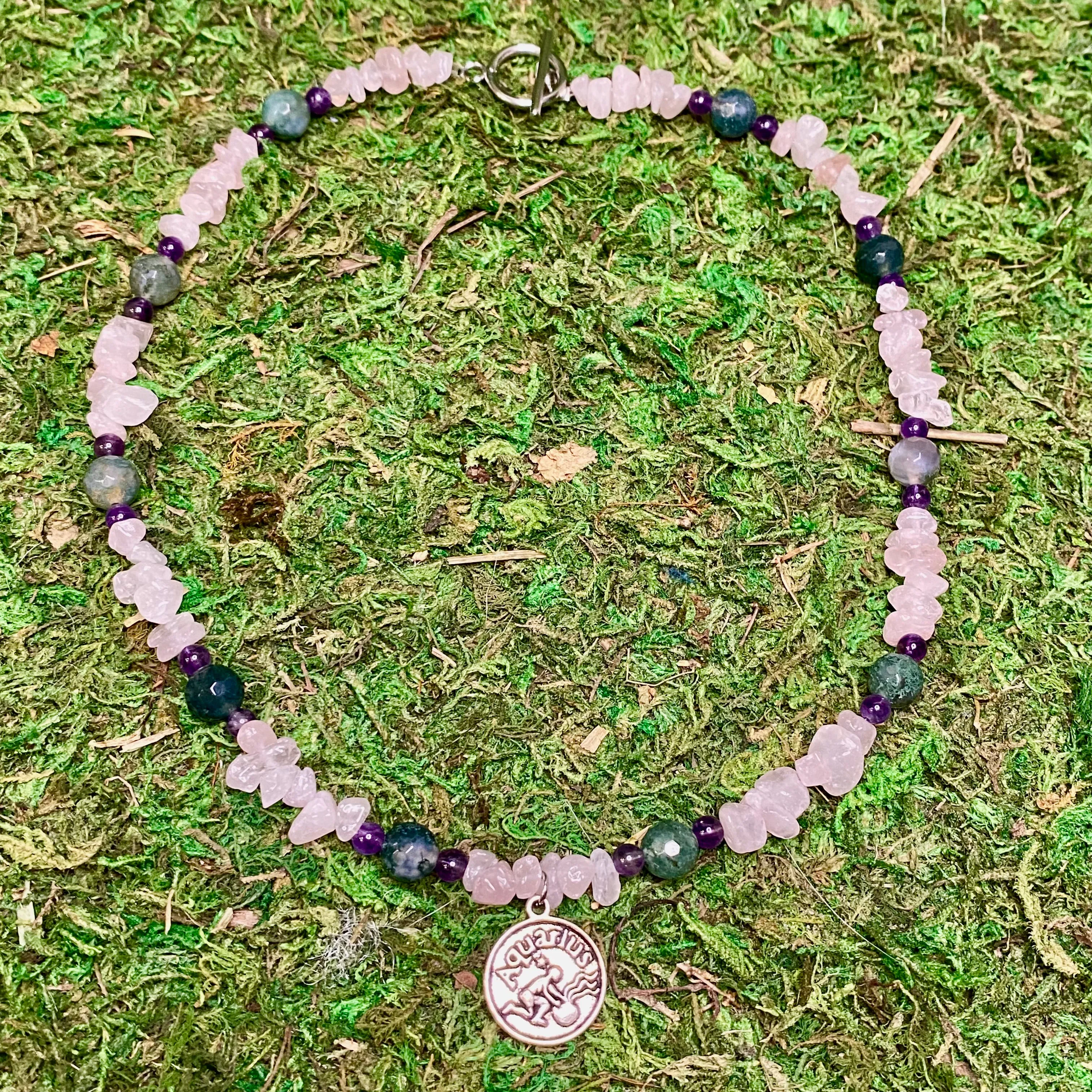 Aquarius Zodiac Necklace