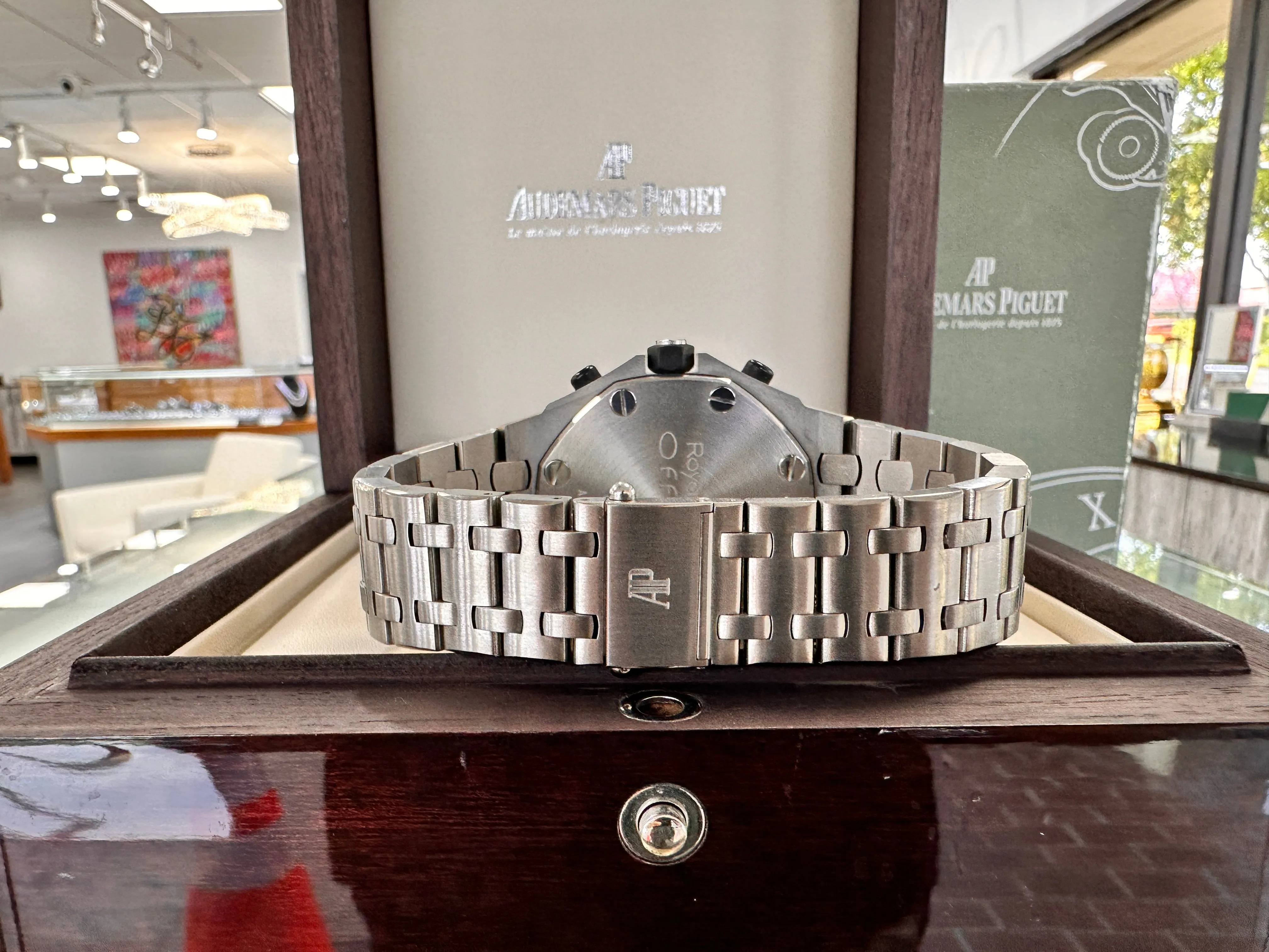 Audemars Piguet Royal Oak Offshore Chronograph 26170TI Chronograph Titanium Grey Arabic Dial Box and Papers PreOwned