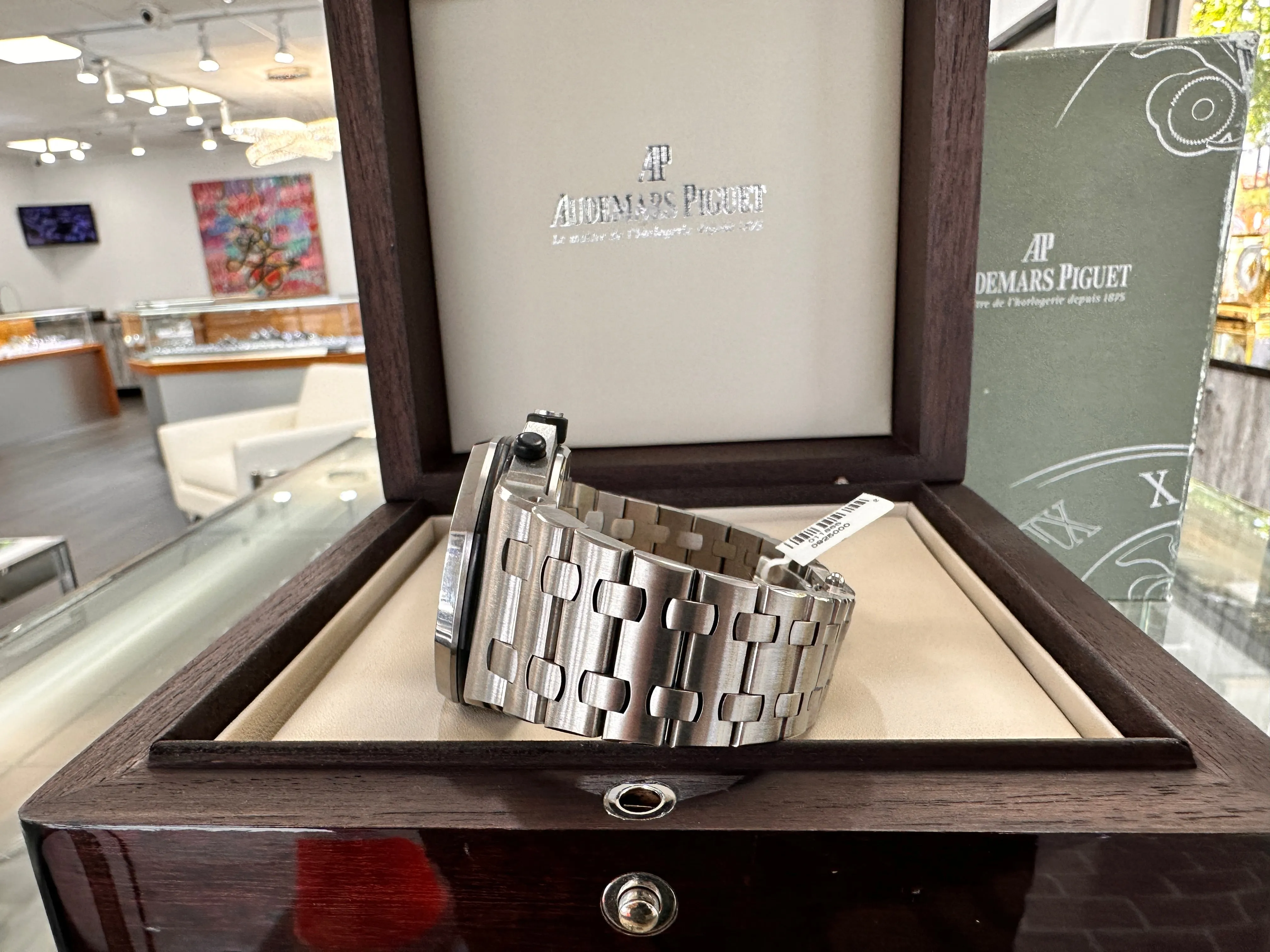Audemars Piguet Royal Oak Offshore Chronograph 26170TI Chronograph Titanium Grey Arabic Dial Box and Papers PreOwned