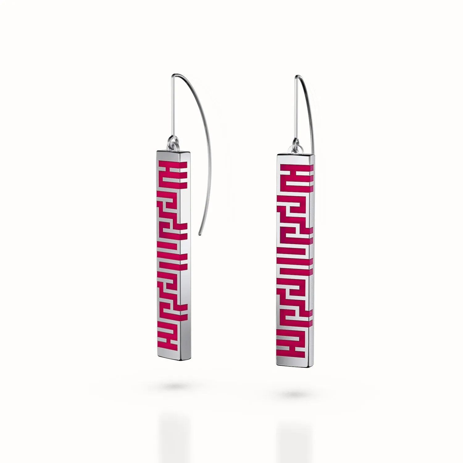 Ban Zu Earrings - Jade Red
