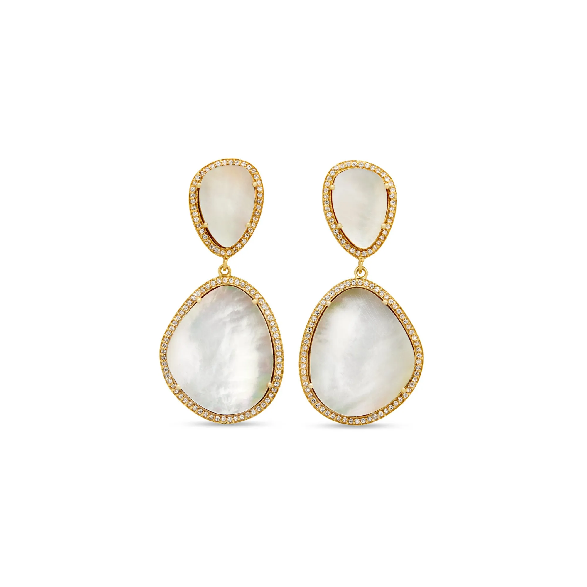 Bijou Earrings in Pearl