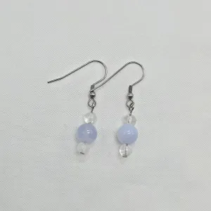 Blue Lace Agate Earrings