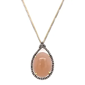 Cabochon Moonstone Necklace
