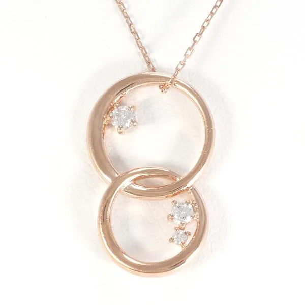Canal 4℃ Silver PG Plated Zirconia Necklace