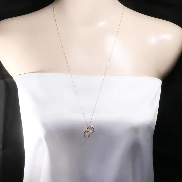 Canal 4℃ Silver PG Plated Zirconia Necklace