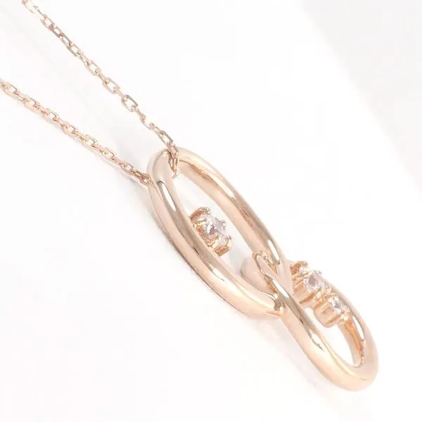 Canal 4℃ Silver PG Plated Zirconia Necklace