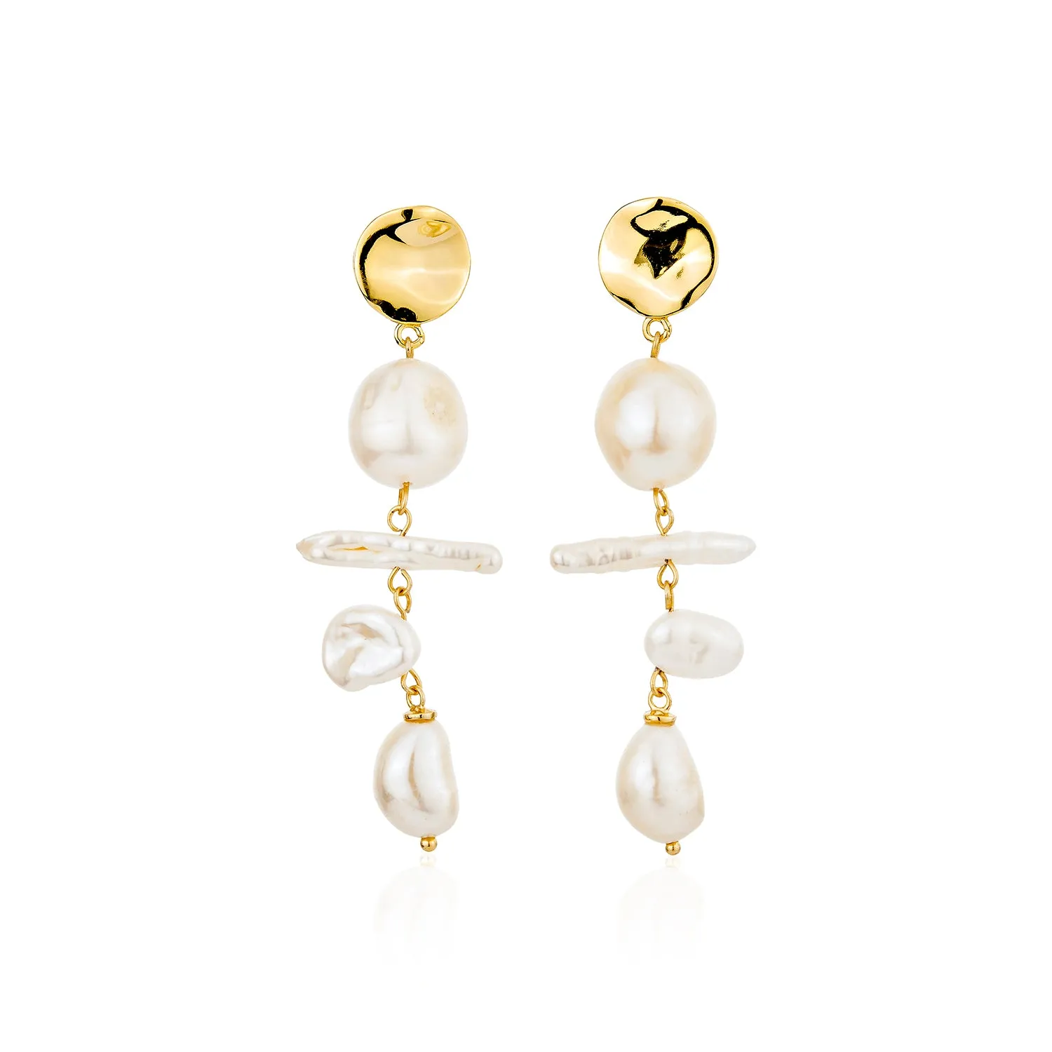 Cari Earrings - Gold