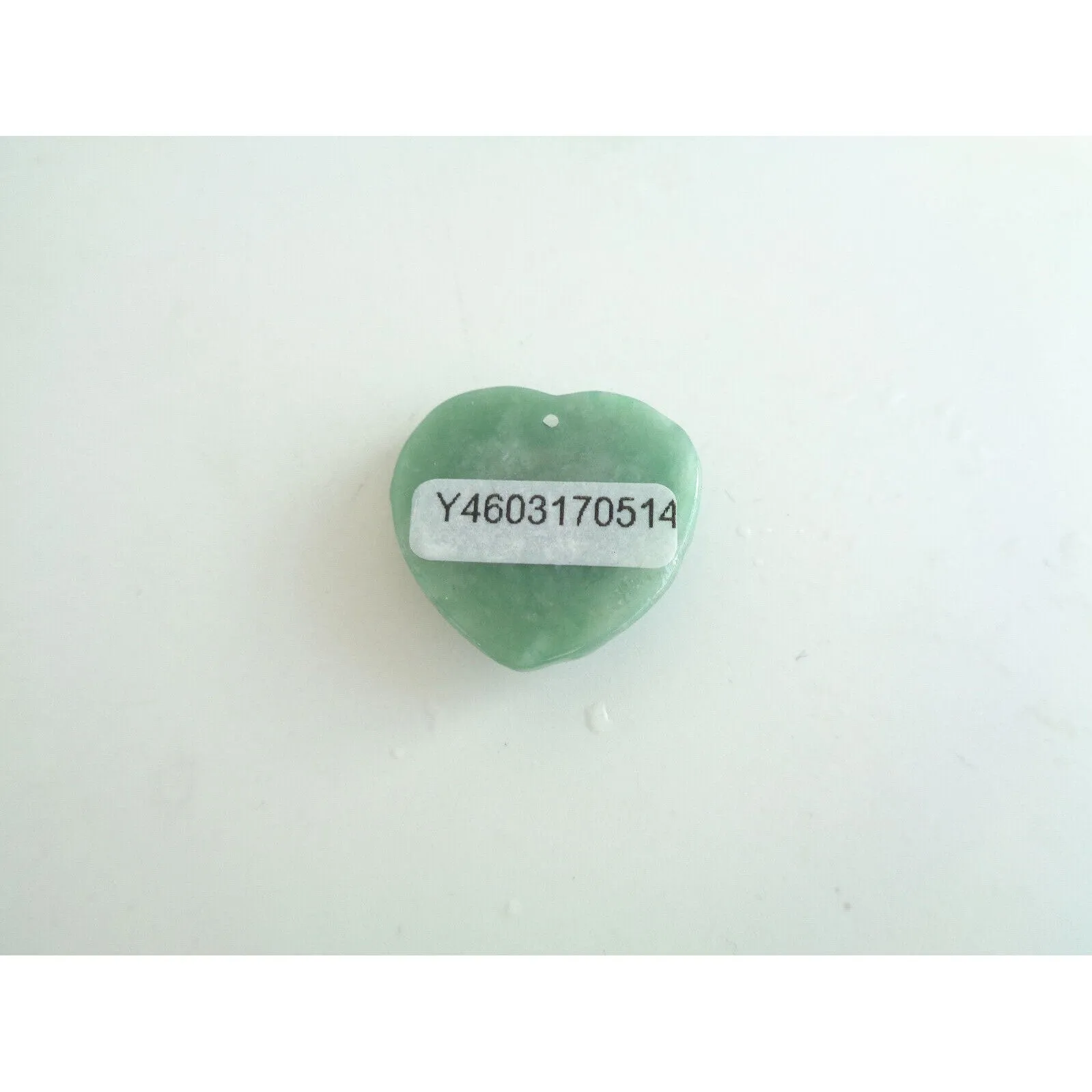 Certified Green Natural Jade Jadeite Carved Flower Pendant
