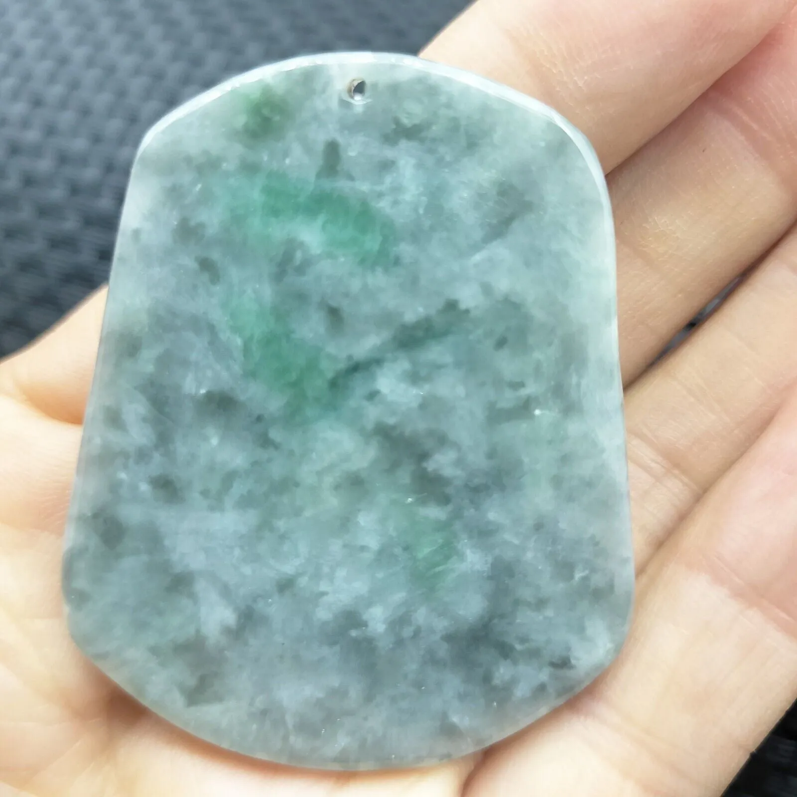 Certified Lavender Natural Type A Jade Jadeite Carved Ship Bird Pendant