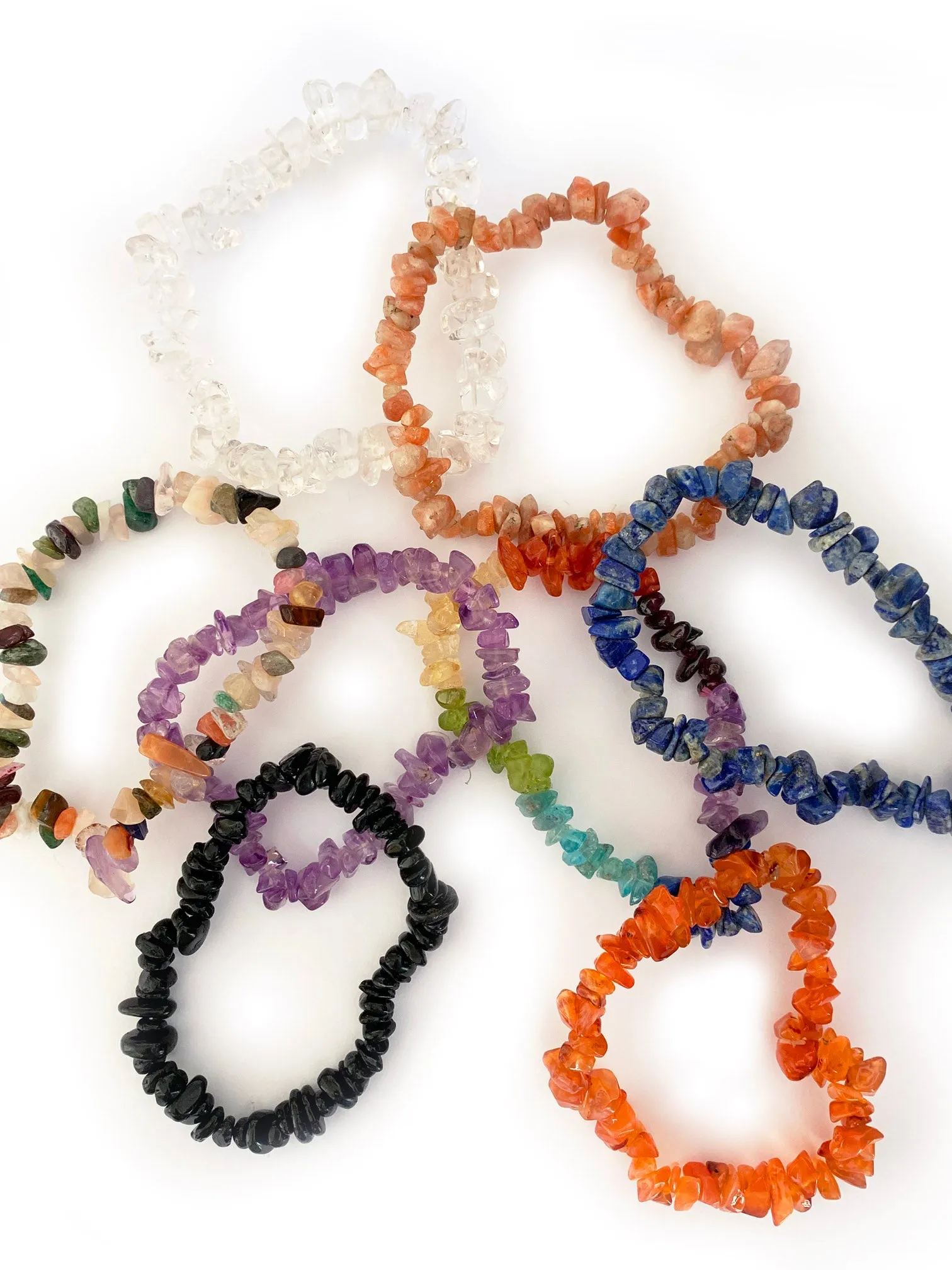CHAKRA Cleansing Crystal Chip Bracelet