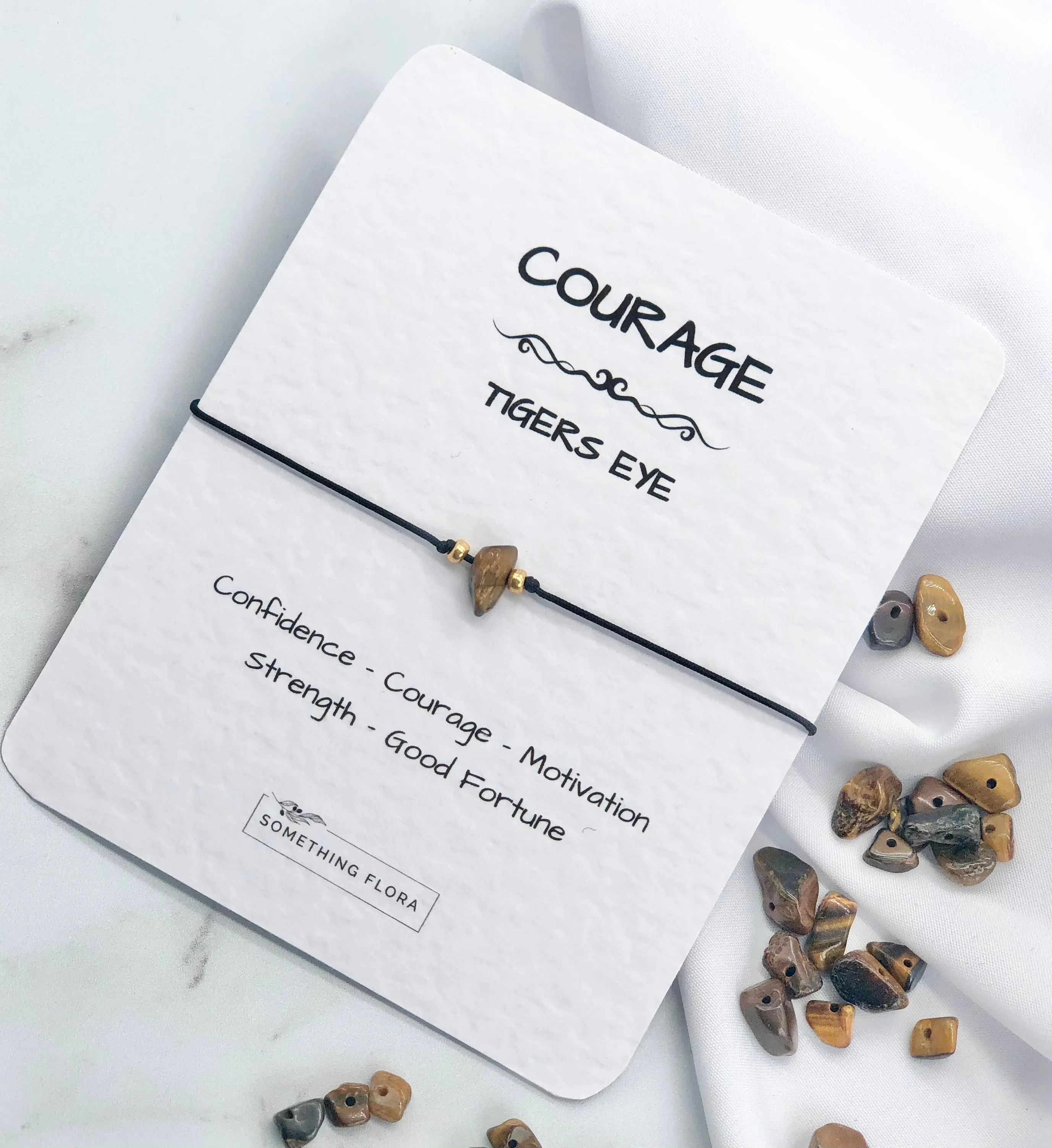 Courage Tigers Eye Bracelet