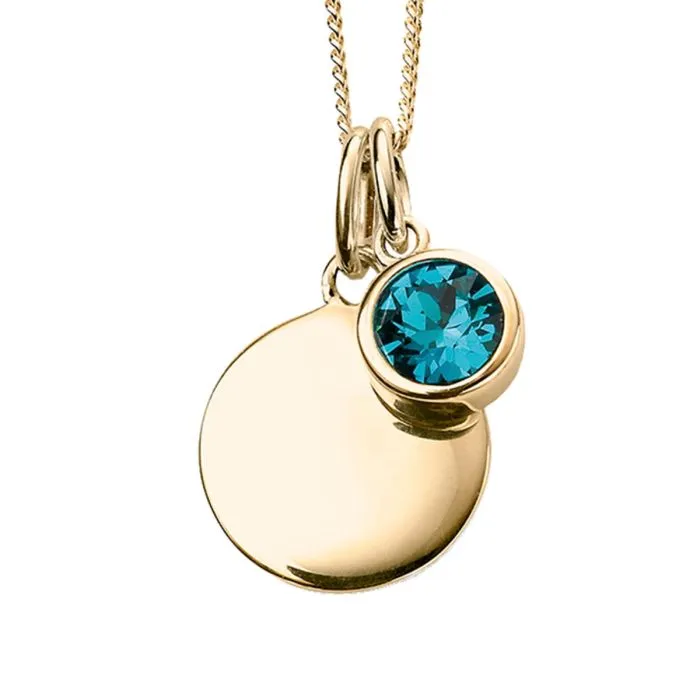 Crystal Birthstone Pendant