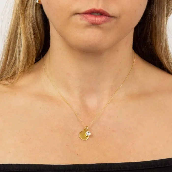 Crystal Birthstone Pendant