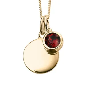 Crystal Birthstone Pendant