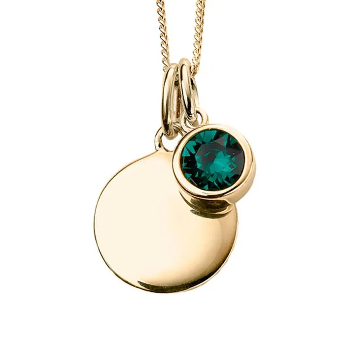 Crystal Birthstone Pendant