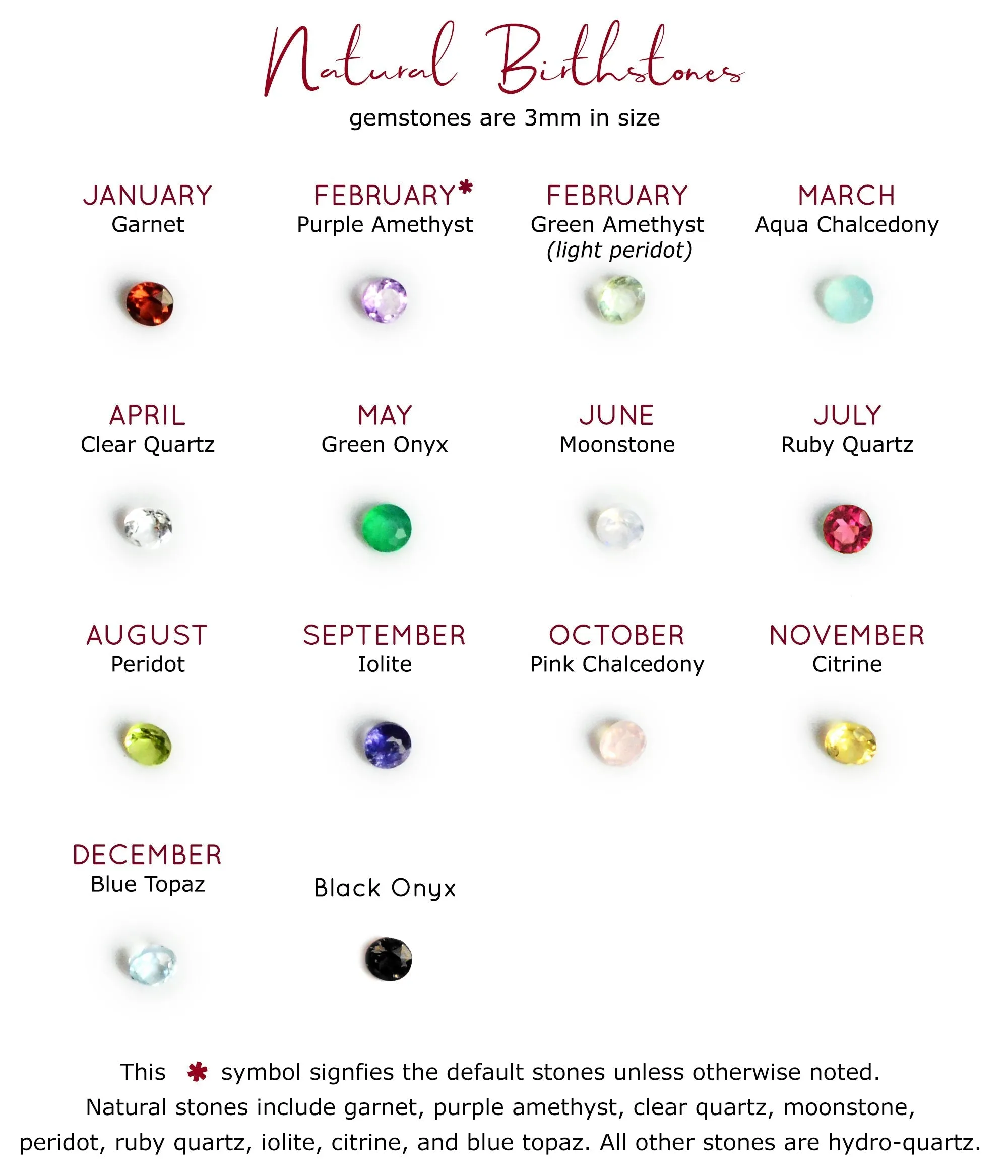 Custom Twirl Pendant Birthstone Necklace