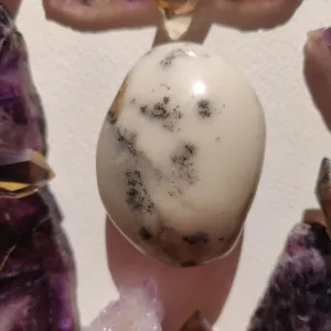 Dendritic Opal Palm Stone (#39)
