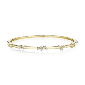 Diamond Cluster Station Bangle