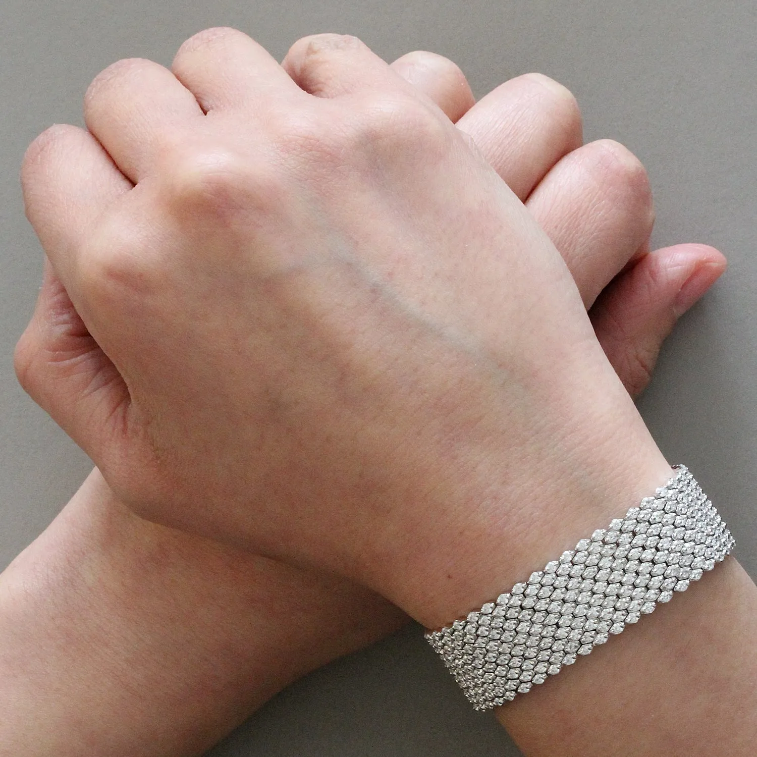 Diamond Gold Flex Bracelet